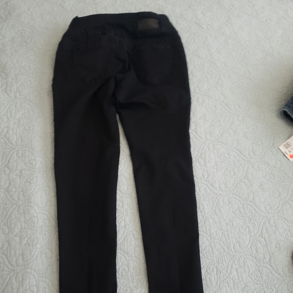 Black high waisted jeans size 7